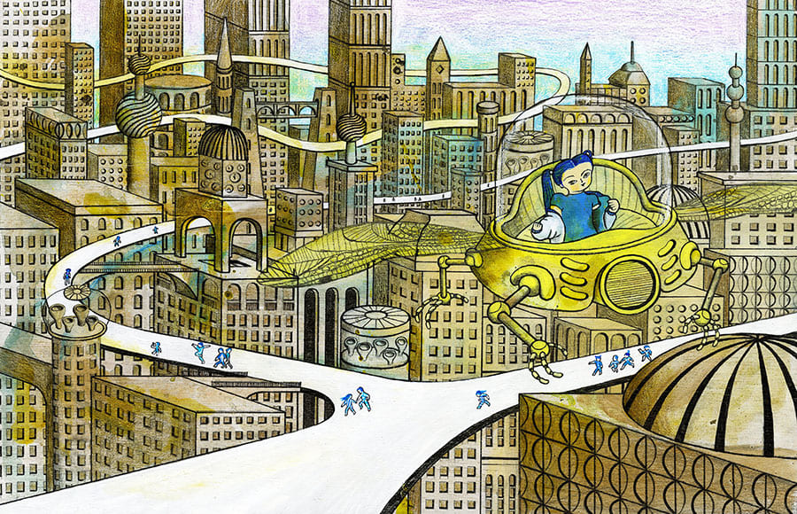 ザ・キャビンカンパニー『ミライチョコレート』原画 2024年