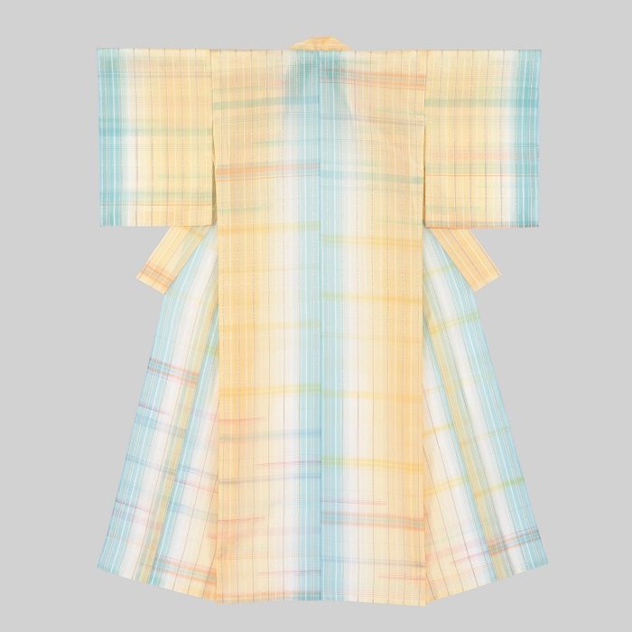 朝日新聞社大賞

 

ロートン織着物「雨のち晴れ」

大濱 真子（染織）