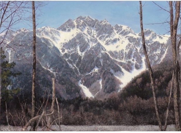 前穂高岳の春

 

2025

H53.0×W72.7cm

油彩