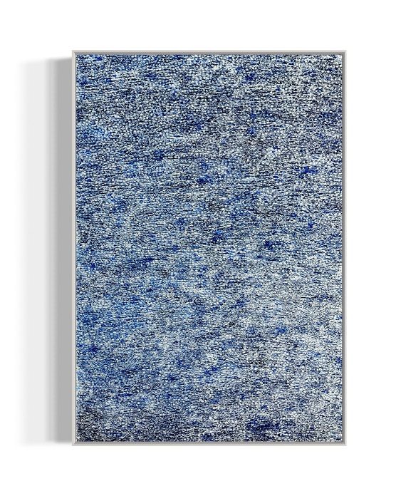 「Azure Depths」

50P
油絵、グリッター、樹脂、メディウム、木
2024年