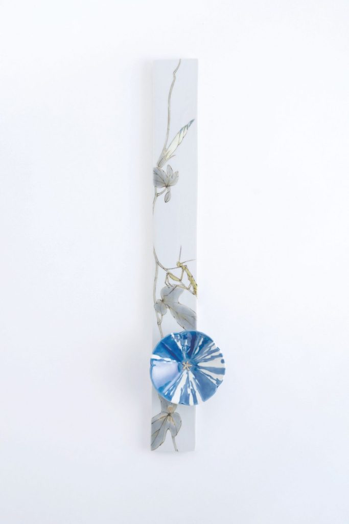 壁掛　朝顔

奥行4×幅9×高45.5㎝