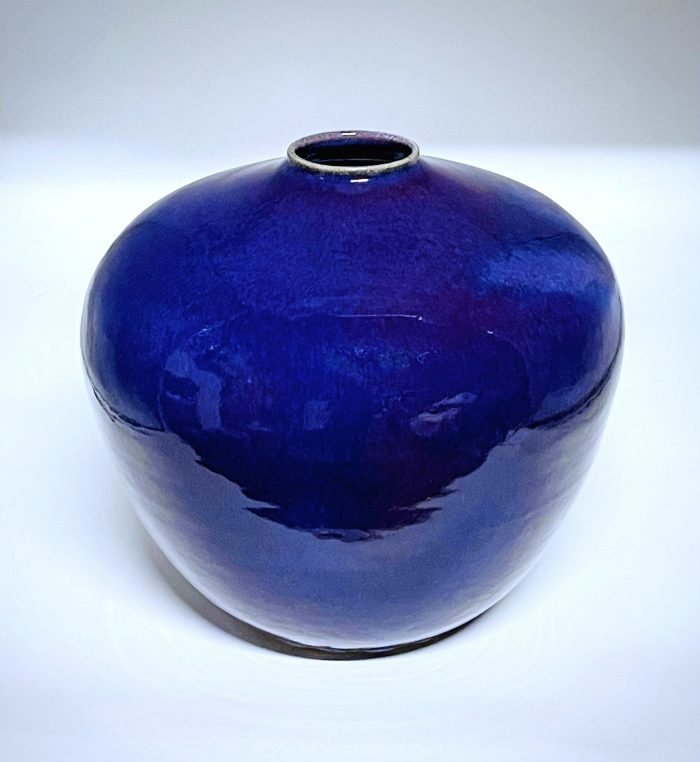 瑠璃壺 径34ｘ高30.5㎝