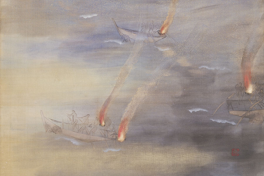 冨田溪仙《鵜飼》1919年頃