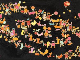 「螺旋群像図」10M