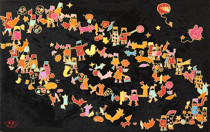 「螺旋群像図」10M