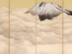 「万博・日本画繚乱　ー北斎、大観、そして翠石ー」福田美術館