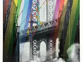 「Once Upon A Time in Brooklyn HAND FINISH Monochrome」縦91×横61cm