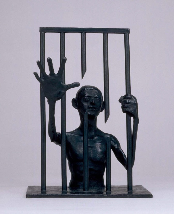 浜田知明《檻》1983年, 当館蔵