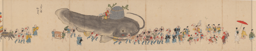 《神田明神祭礼図巻》下巻(一部)