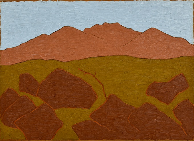 熊谷守一「秋の八ヶ岳」4F