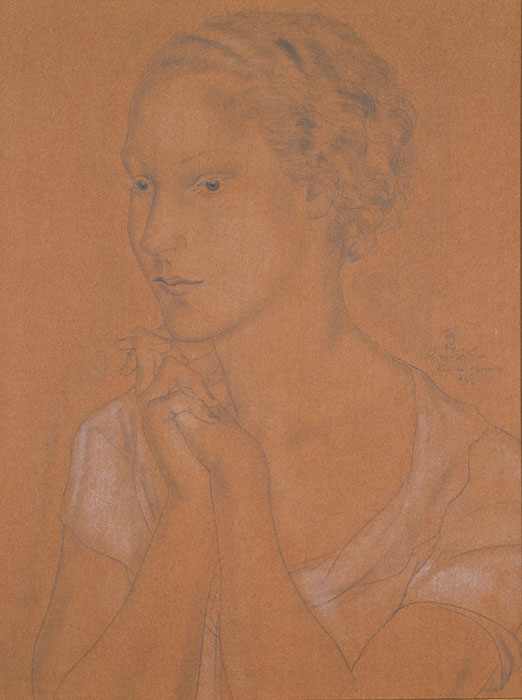 藤田嗣治《婦人》1931年