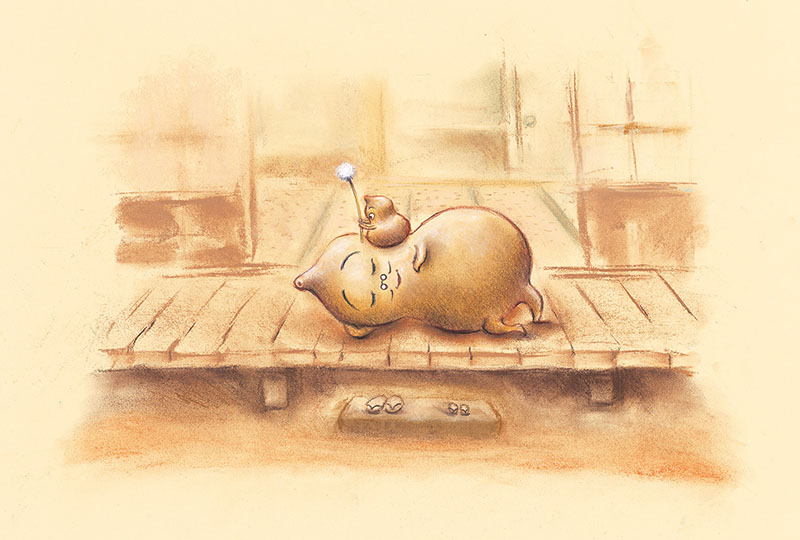 『みみかきめいじん』原画　©Hiroshi Kagakui／講談社　2009年