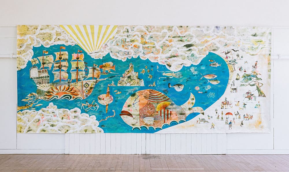 ザ・キャビンカンパニー《明ける海》 2015 年 撮影：橋本大