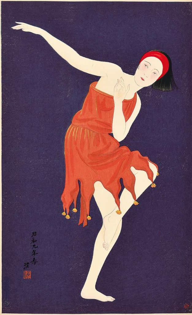 小早川清《舞踏》昭和9年(1934)