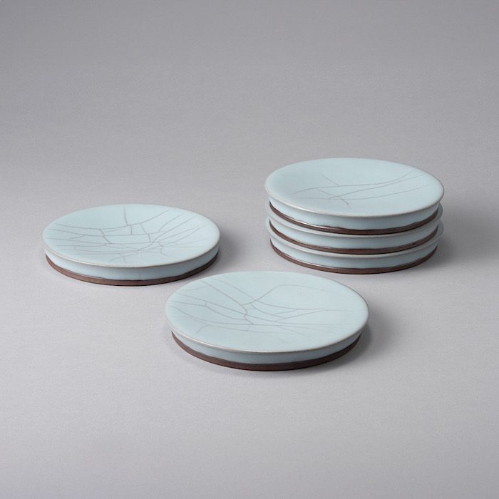 岩田屋三越賞

 

粉青瓷5.5寸台皿

木山 拓（陶芸）