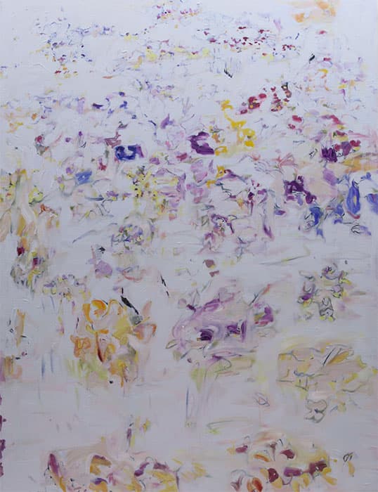 増田佳江 《flower bed》 2007年　カンヴァスに油彩　145.5 x 112cm
©Kae Masuda