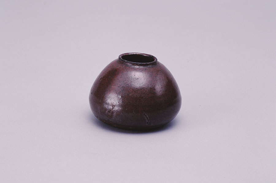 鉄釉茶入【5月3日～6月27日】