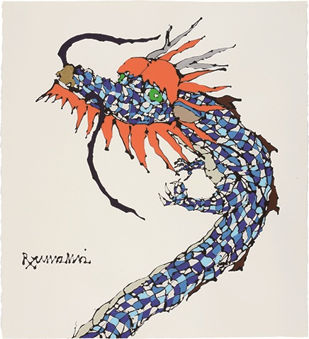 今井龍満 
《Dragon (blue)》
2024 