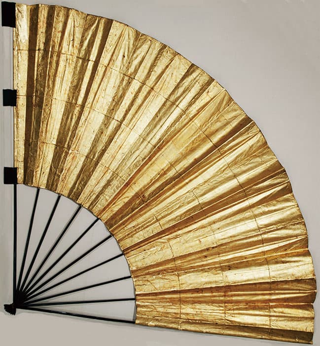 金扇馬標　桃山～江戸時代初期（16～17世紀）　久能山東照宮博物館蔵