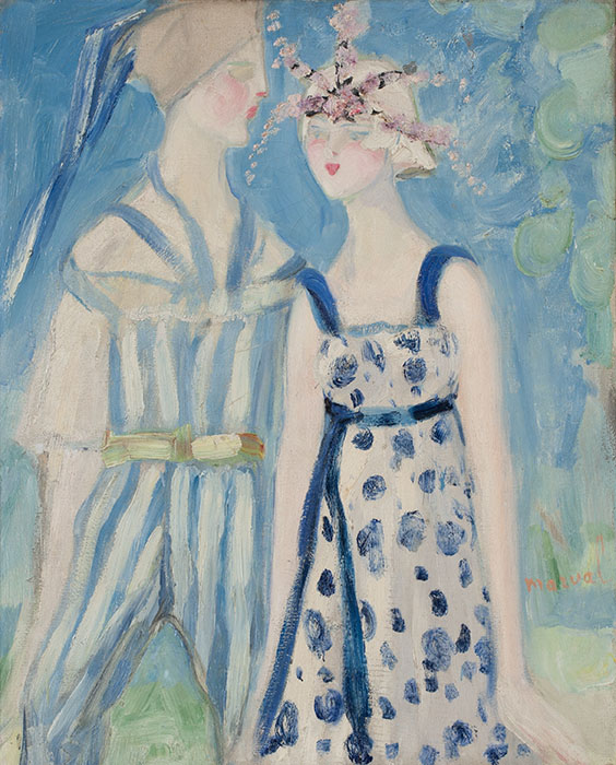 ジャクリーヌ・マルヴァル《ヴァーツラフ・ニジンスキーとタマラ・カルサヴィナ》 1910年頃　個人蔵／ジャクリーヌ・マルヴァル委員会（パリ）協力