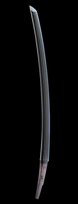 ［重要文化財］太刀 切付銘 妙純傳持 ソハヤノツルキ／ウツスナリ（無銘 三池光世作）　鎌倉時代（13世紀）　久能山東照宮博物館蔵