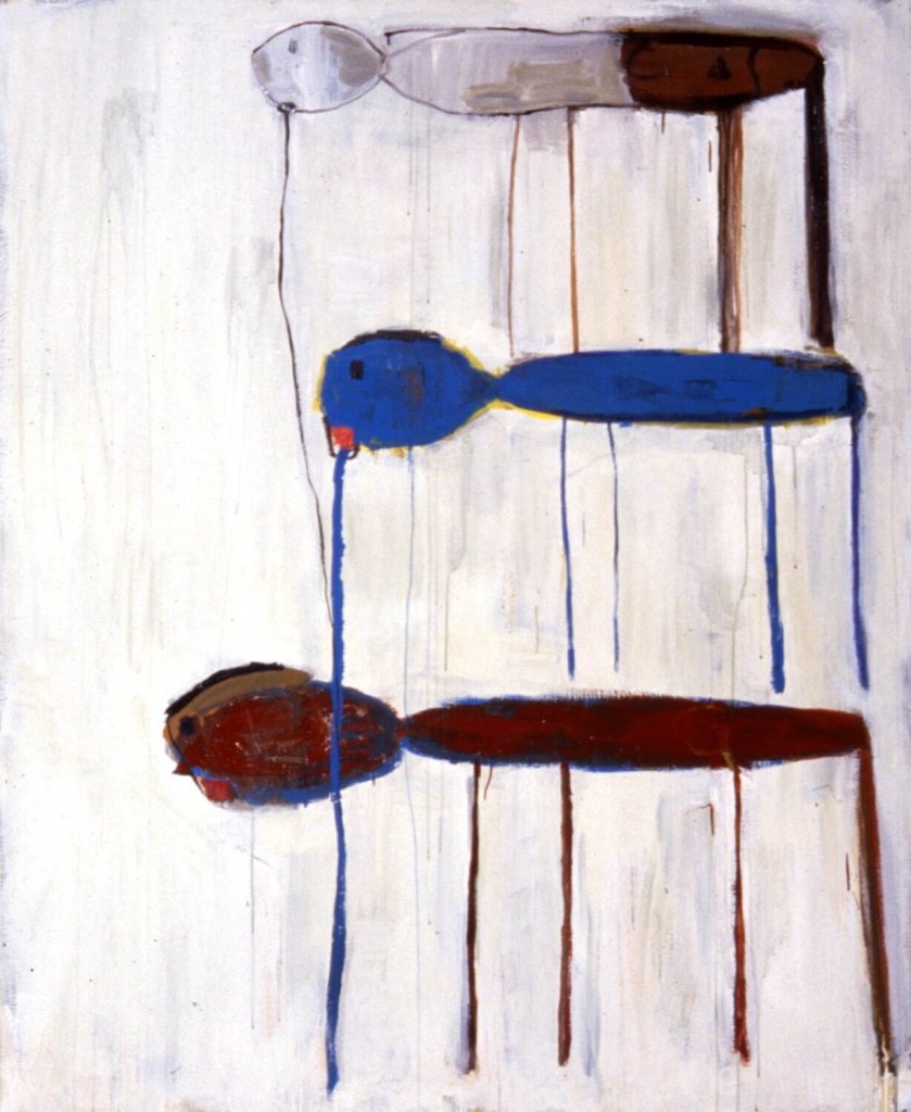 加藤泉 《3人のうち2人が歌っている》 1994年 ©1994 Izumi Kato
