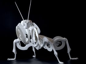 「ELEC Actuate Mantis」 W500×D580×H430mm 白磁