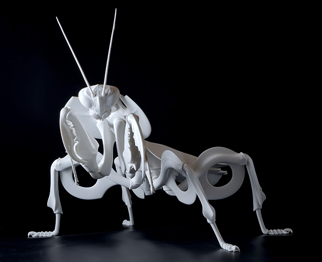 「ELEC Actuate Mantis」 W500×D580×H430mm 白磁