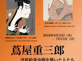 「蔦屋重三郎 浮世絵黄金期を築いた人たち」越前ふくい美術館