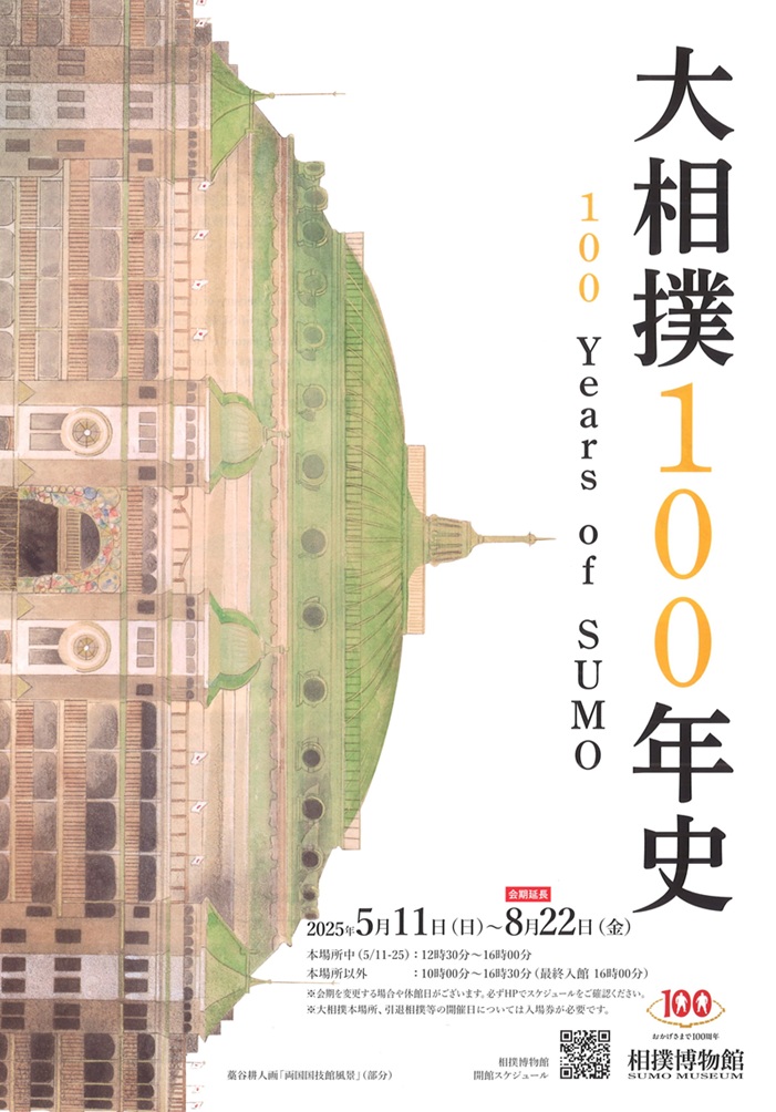 「大相撲100年史」相撲博物館