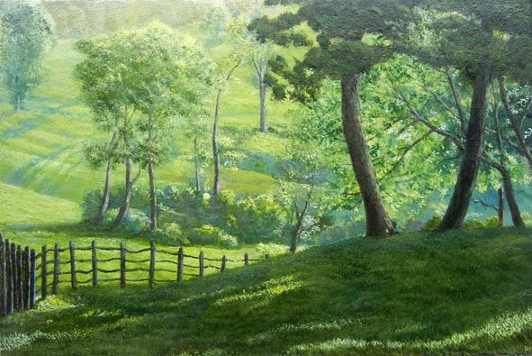 「春のおとずれ」

P6号