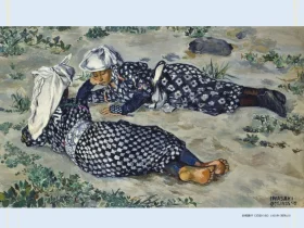 常設展第2期「生誕120年　岩﨑勝平」川越市立美術館