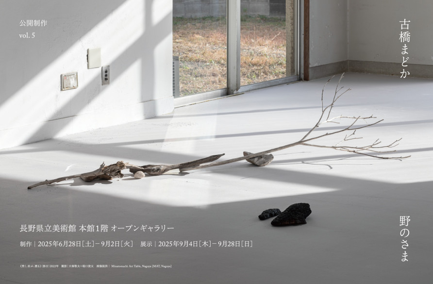 公開制作vol.5「古橋まどか　野のさま」長野県立美術館