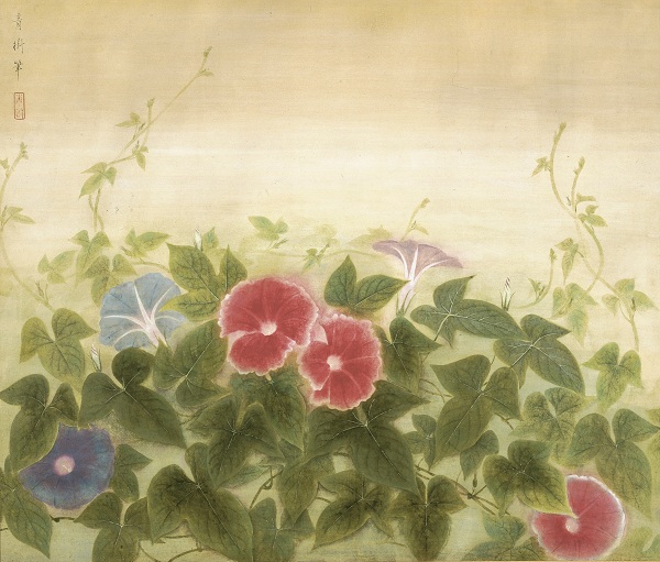 小茂田青樹《牽牛花》1924年（半期展示）
