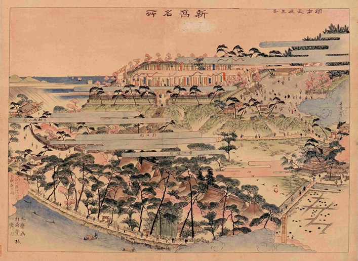 新潟名所　招魂場（当館蔵）