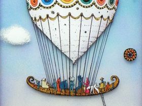 綿引明浩 Cielo 風の旅人 33.1×21.8cm クリアグラフ 2025年