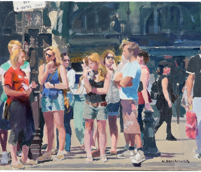 待ち合わせの人々
8号F