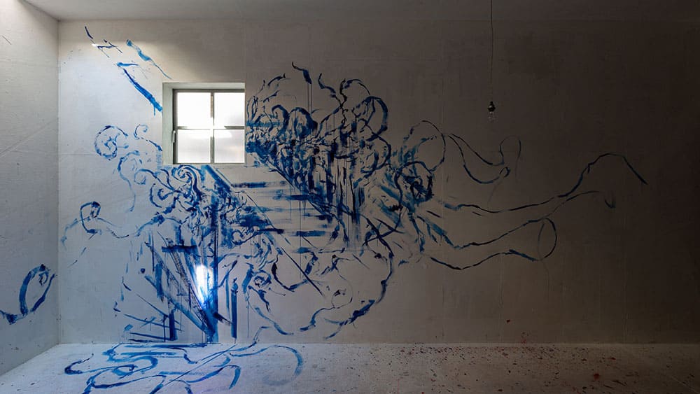 石田尚志《夜の海》 2024年　©Ishida Takashi