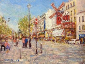 タイトル：「ムーランルージュ」 サイズ　：F6号