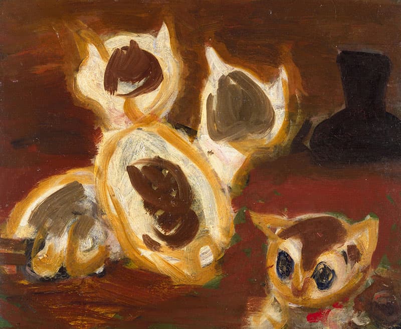 塩月桃甫「猫２」