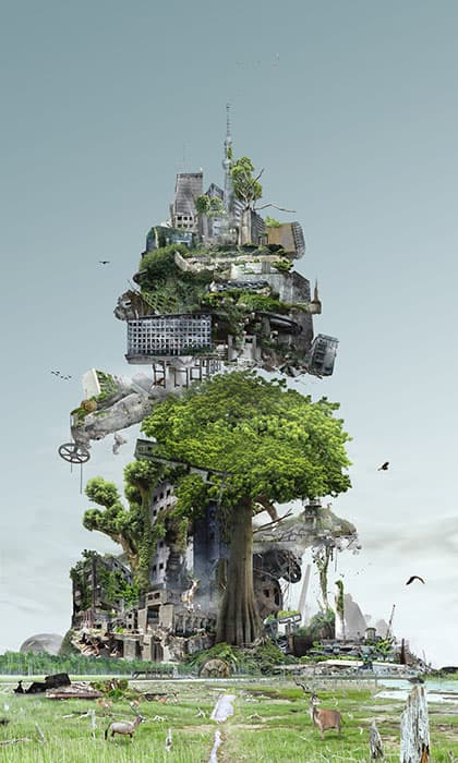 クスミエリカ 《metropolis》 2019年、作家蔵