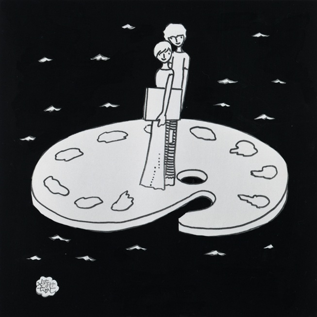 「やなせたかし　色と言葉のパレット」筆の里工房