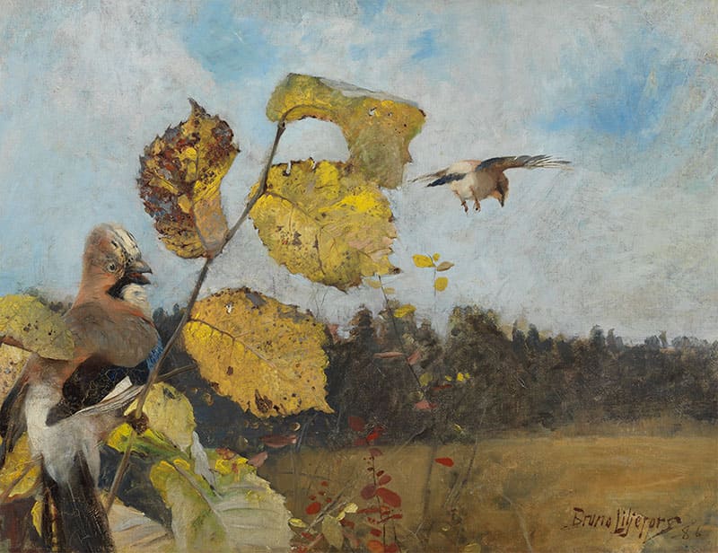 ブリューノ・リリエフォッシュ《カケス》1886年 油彩、カンヴァス スウェーデン国立美術館蔵
Photo: Cecilia Heisser / Nationalmuseum