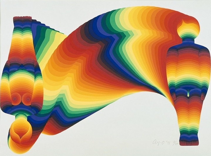 「Rainbow night 8」
靉嘔