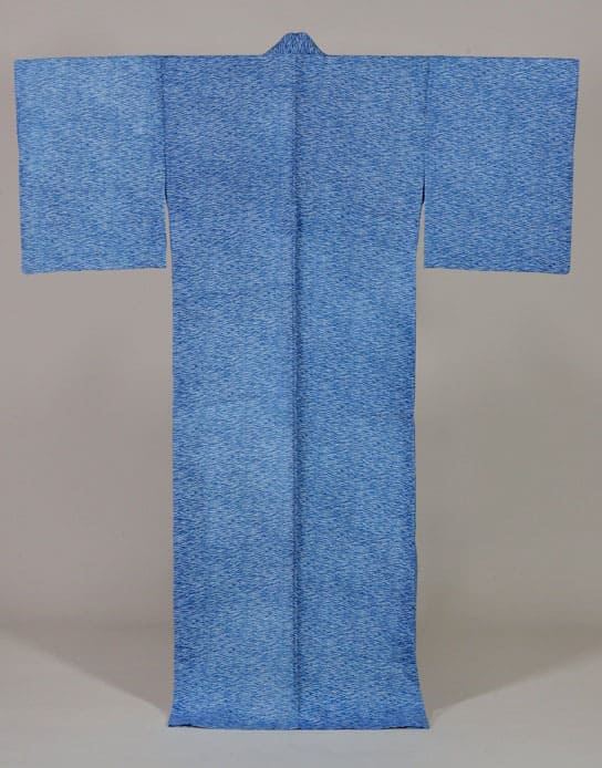 松原伸生《麻地長板中形漣模様浴衣》2019年、個人蔵【後期展示】