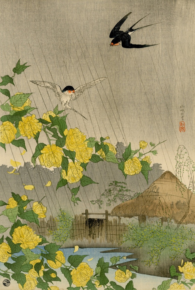 高橋松亭《山吹の里》明治42年〜大正5年