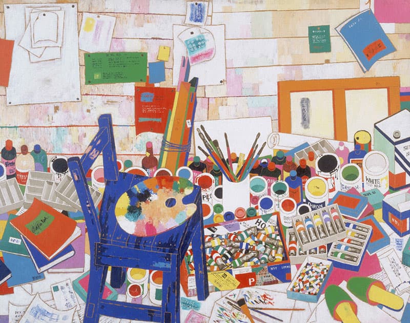 神田日勝 《画室B》 1966年、神田日勝記念美術館蔵