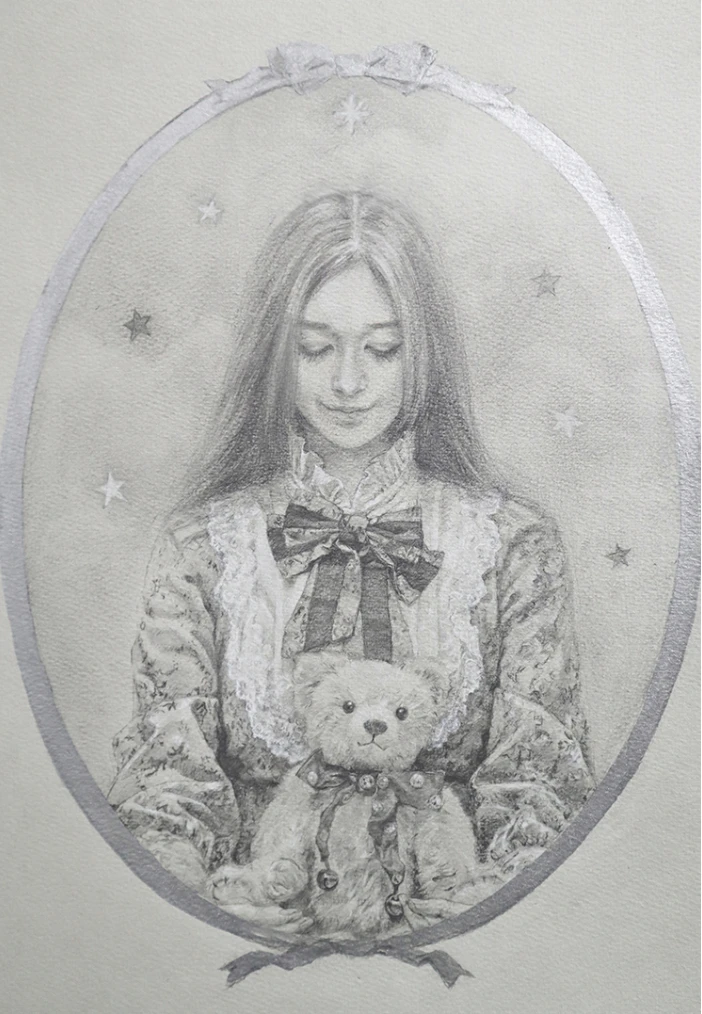 松本貴子
「bearror､bearror（Mirror､Mirror）」
（縦37×横26.5cm）