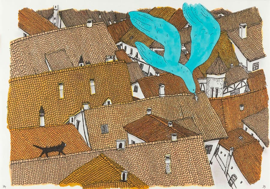 石川えりこ《ほんやねこ》2021年　©石川えりこ