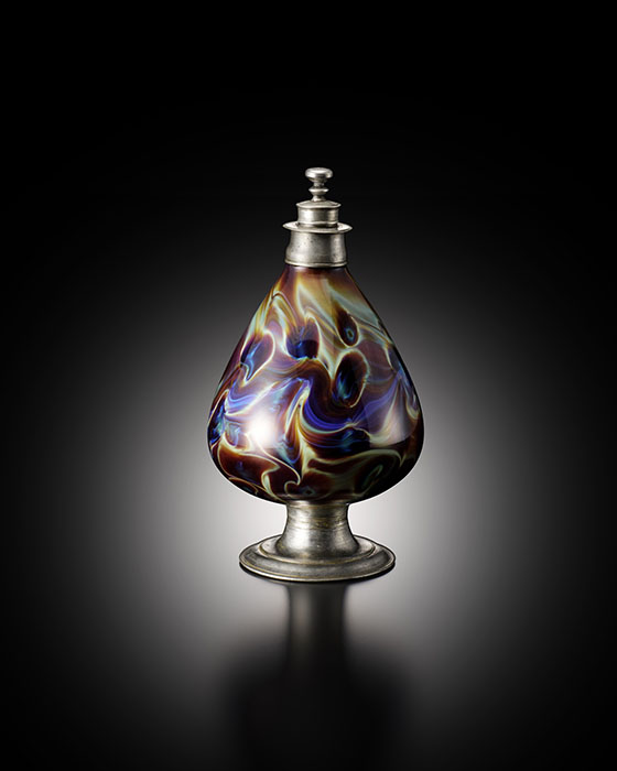 「マーブル・グラス・デカンター」ヴェネチア　16～17世紀　箱根ガラスの森美術館所蔵